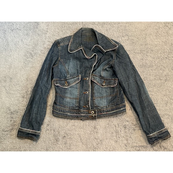 US Polo Assn. Jackets & Blazers - U.S. Polo Assn. Jeans Co Jean Jacket Womens Medium Trucker Blue Denim Pockets